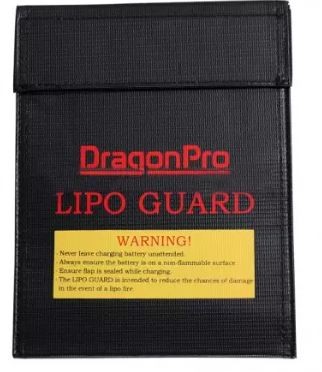 DRAGONPRO DP-LG001 LIPO GUARD BAG 18X23CM BLACK