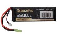 DRAGONPRO DP-L7-024 7.4V 1450MAH 30C LIPO (1+1) 115X16.5X7MM