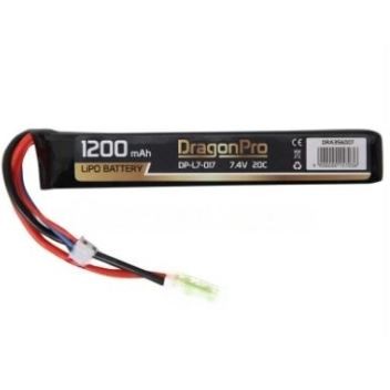 DRAGONPRO DP-L7-017 7.4V 1200MAH 20C LIPO 128X21X13MM