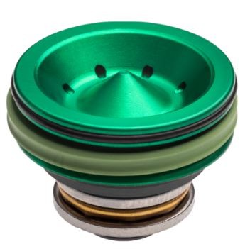 CNC ERGAL DOUBLE O-RING BALL BEARING AEG PISTON HEAD PRESSUR