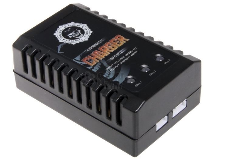 CARGADOR BALANCEADOR LIPO 2-3 CELDAS 7.4V/11.1V DUEL CODE