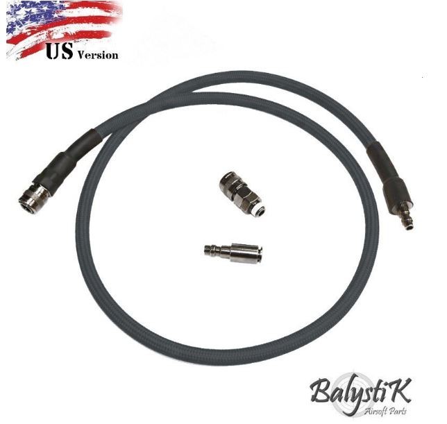 BALYSTIK DELUXE REMOTE LINE FOR HPA REGULATOR - US - DEEP GR