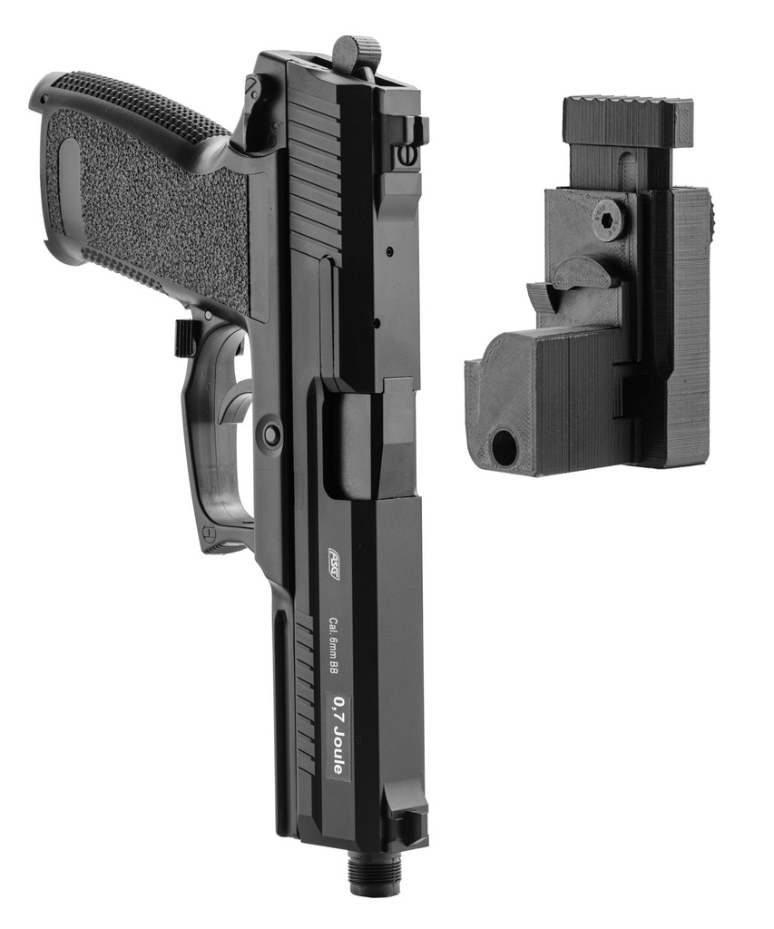 PISTOLERA DE RETENCIÓN MEDIANTE GATILLO MK23