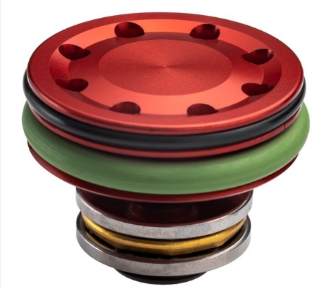 FPS CNC ERGAL DOUBLE O-RING BALL BEARING AEG PISTON HEAD ADV