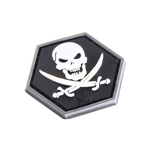 NO FEAR PIRATE RUBBER PATCH