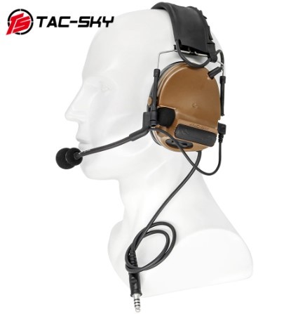 AURICULARES TAC-SKY COMTAC III ALMOHADILLAS SILICONA COYOTE