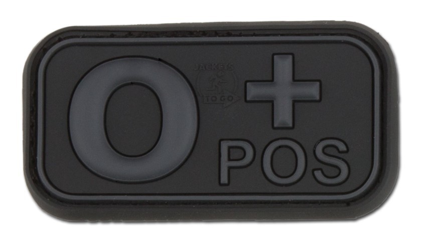 BLOODTYPE RUBBER PATCH 0 POS BLACKOPS (JTG)