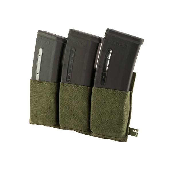 VIPER TRIPLE ELASTIC MAG PLATE POUCH OD