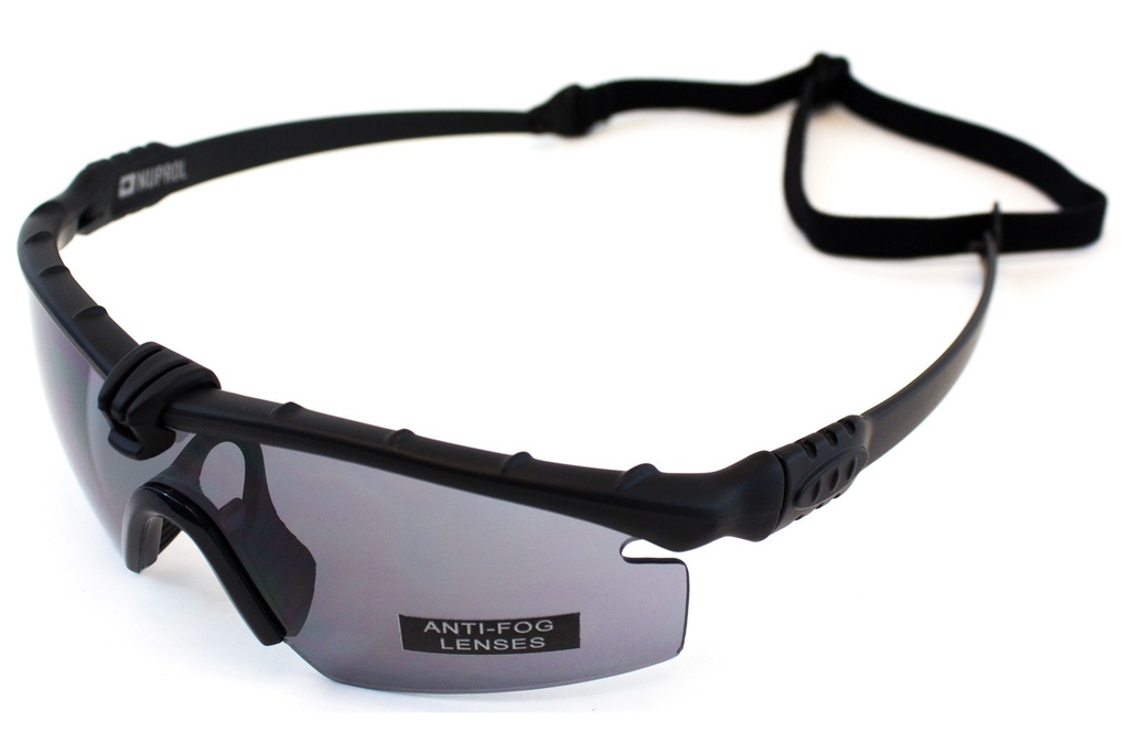 BATTLE PRO THERMAL SUNGLASSES BLACK / SMOKE - NUPROL