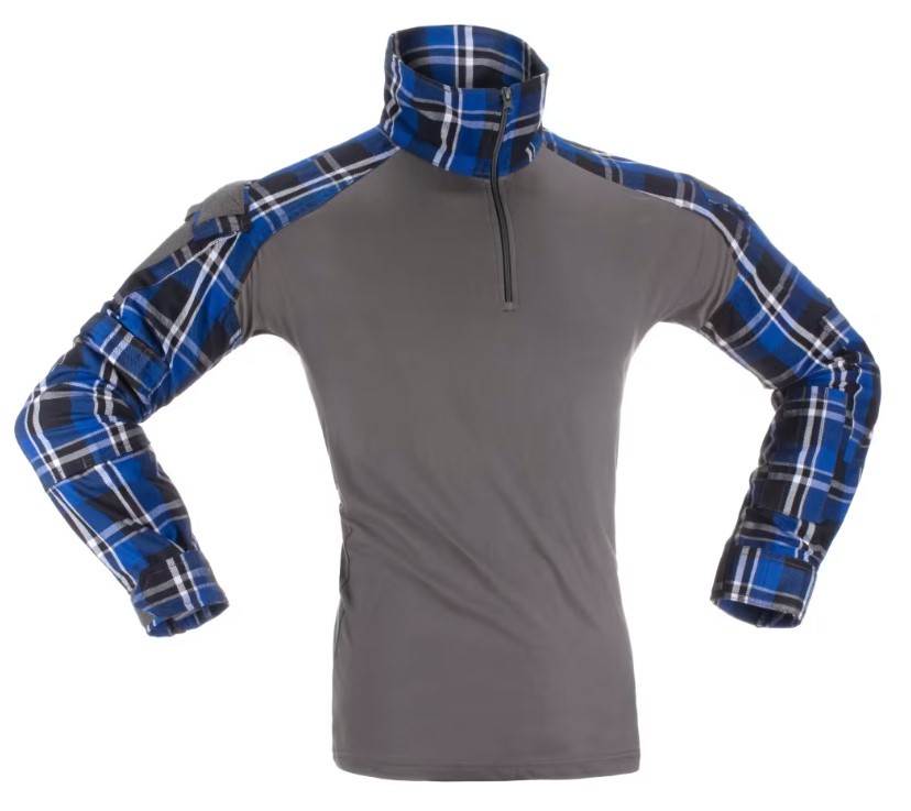 FLANNEL COMBAT SHIRT BLUE (INVADER GEAR) S