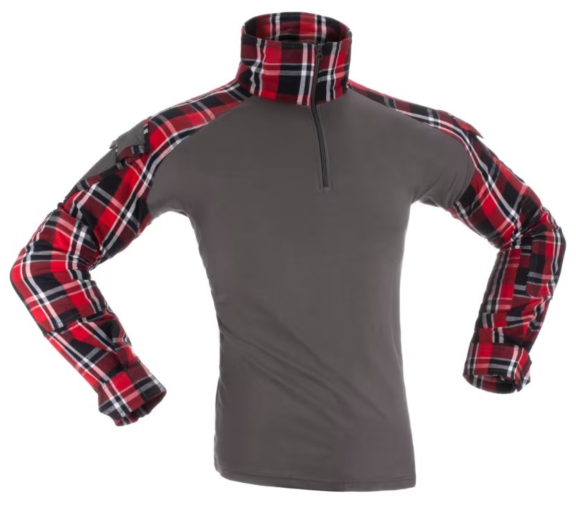 FLANNEL COMBAT SHIRT RED (INVADER GEAR) L