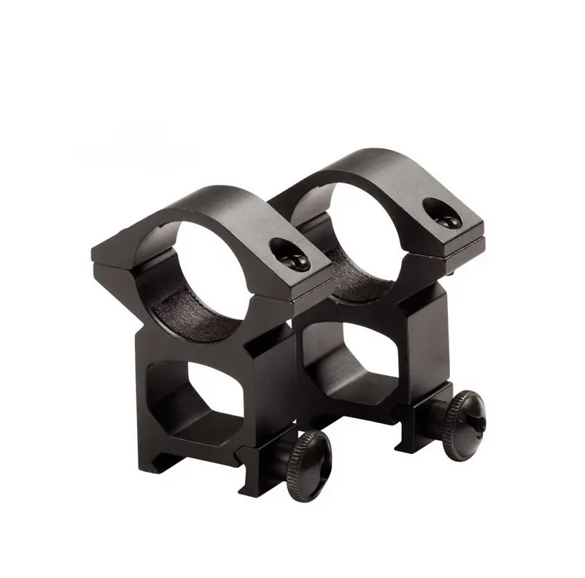 MONTURA VISOR ASG ANCHA ALTA 25MM NEGRA