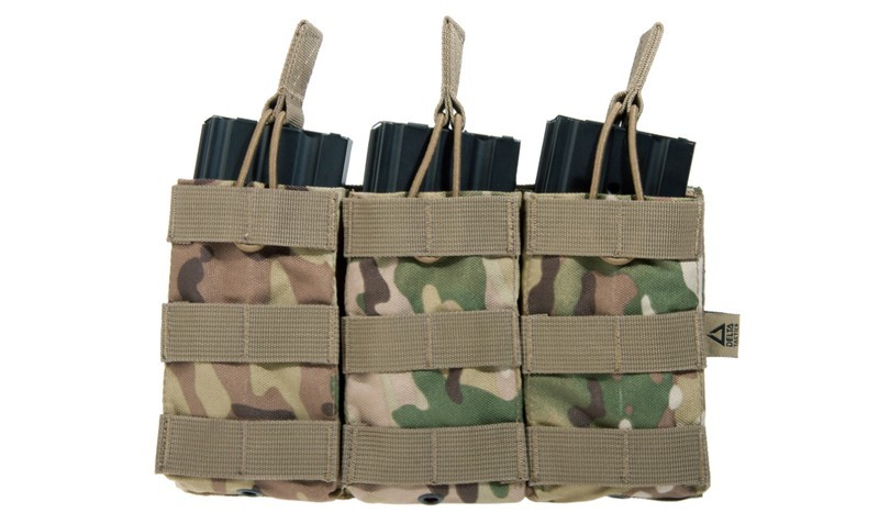 PORTACARGADOR TRIPLE M4 MULTICAM DELTA TACTICS