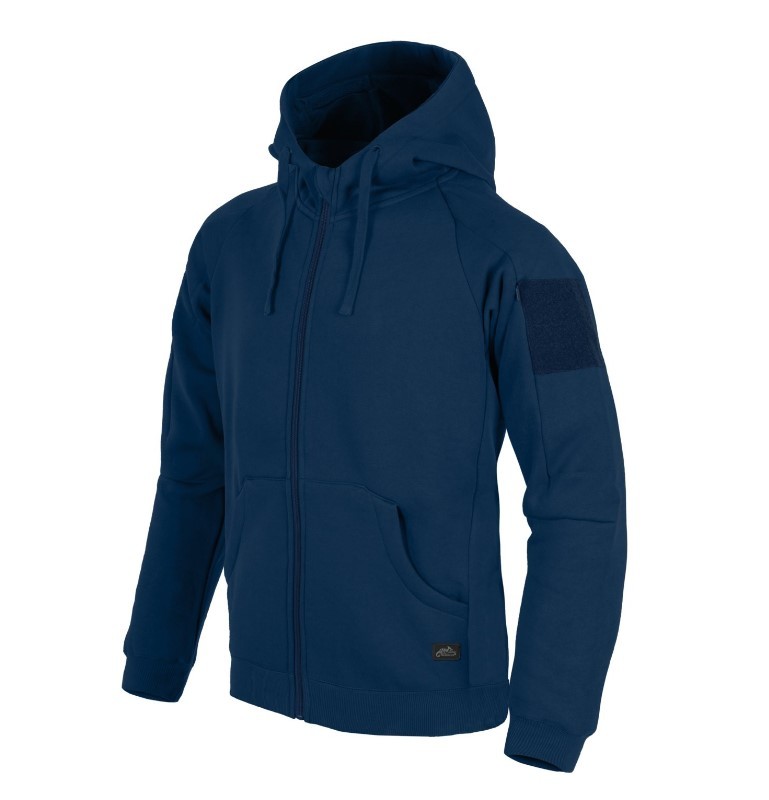 HELIKON-TEX URBAN TACTICAL HOODIE LITE FULL ZIP BLUE L