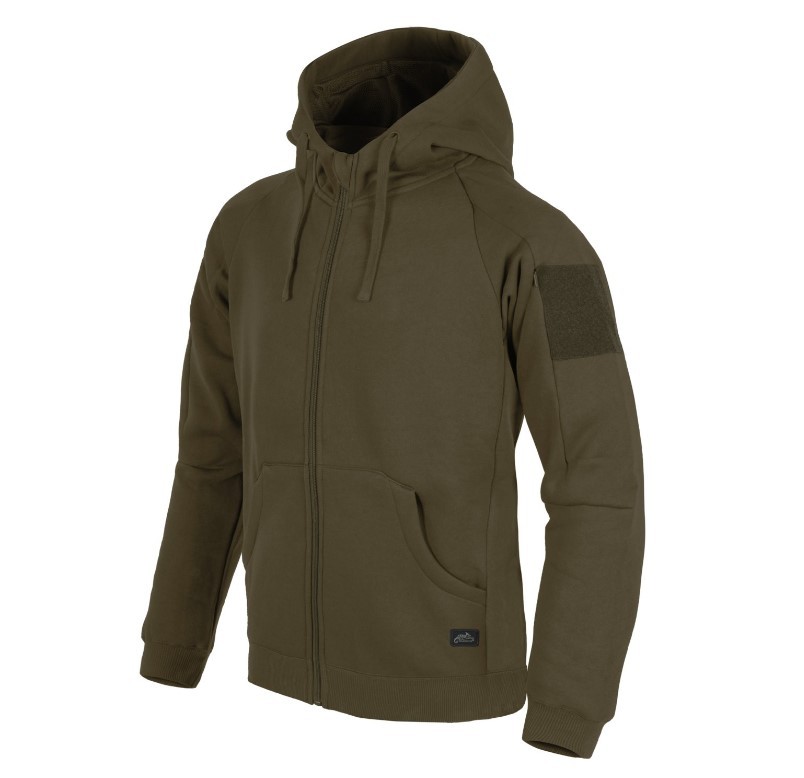 HELIKON-TEX URBAN TACTICAL HOODIE LITE FULL ZIP GREEN XL