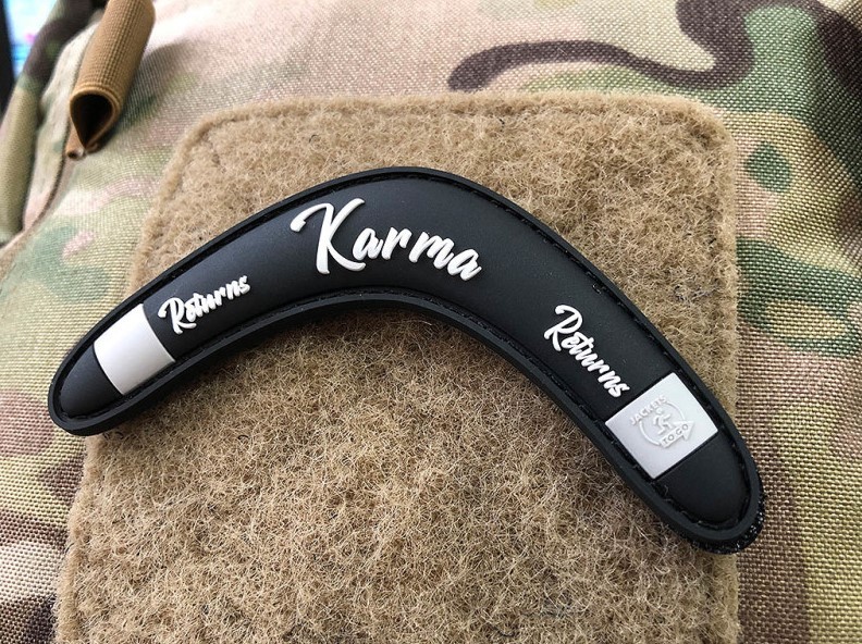 KARMA RETURNS RUBBER PATCH