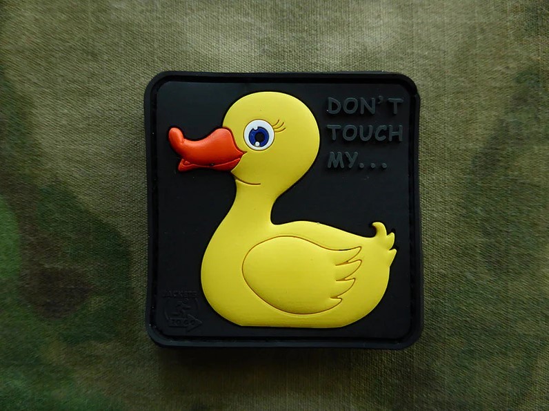 TACTICAL RUBBER DUCK RUBBER PATCH