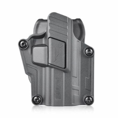 FUNDA PISTOLA RIGIDA CYTAC UNIVERSAL GEN 2 ZURDOS NEGRA