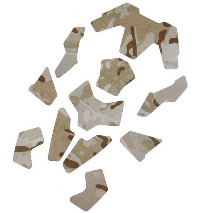 TMC SET STICKERS SFIRE STYLE PER ELMETTI (MULTICAM ARID)