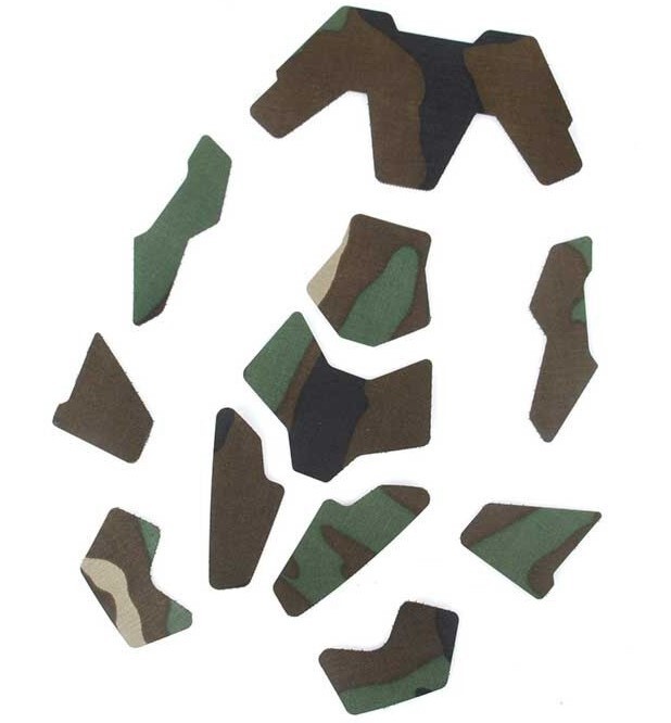 TMC SFIRE STYLE STICKER SET FOR HELMETS (WOODLAND)