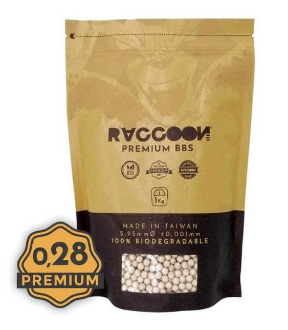 RACCOON PREMIUM BIO BBS - 0.28G 1KG