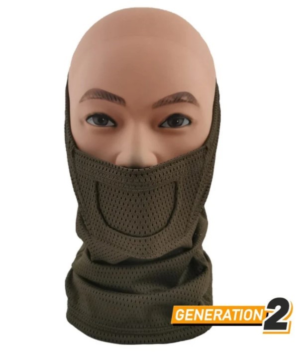 FACE WARRIOR - OLIVE - CYGNUS ARMORY