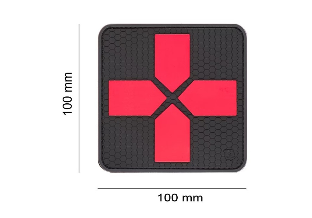 BIG RED CROSS MEDIC RUBBER PATCH
