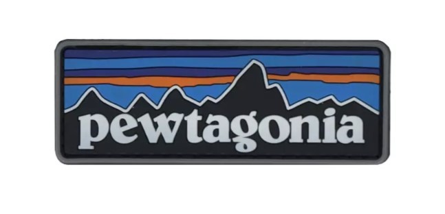PEWTAGONIA PVC PATCH AIRTECH STUDIOS