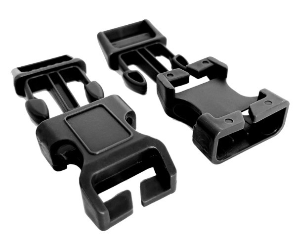 REPLACEMENT BUCKLE SET 2PC BK