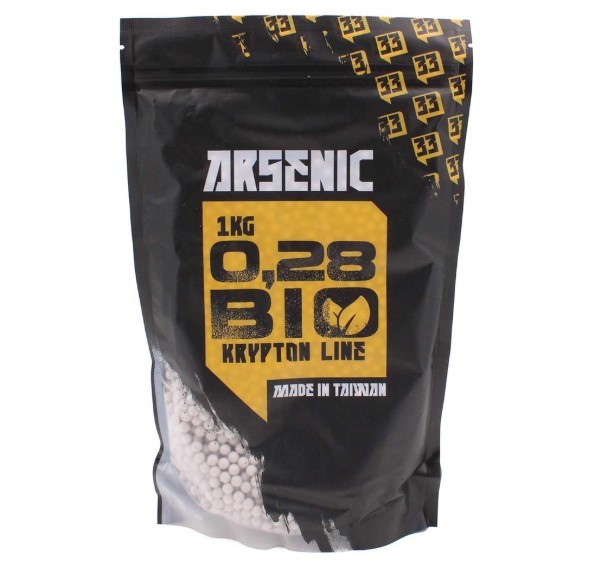 BOLAS ARSENIC KRYPTON BIO 0.28G 1KG BLANCA