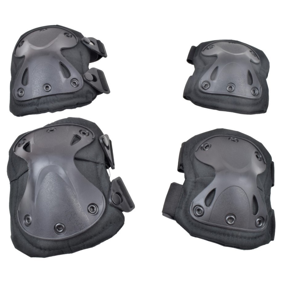 WOSPORT KNEE PADS AND ELBOW PADS BLACK
