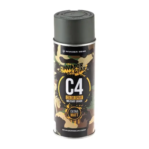 C4 MIL GRADE COLOR SPRAY FOLIAGE GREEN (INVADER GEAR)