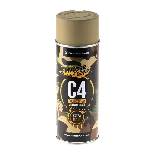 C4 MIL GRADE COLOR SPRAY RAL1040 (INVADER GEAR)