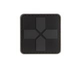 RED CROSS RUBBER PATCH 40MM BLACKOPS (JTG)