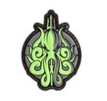 [238151] RELEASE THE KRAKEN RUBBER PATCH NEON GREEN (JTG)
