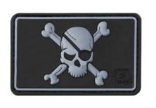 [238328] PIRATE SKULL RUBBER PATCH SWAT (JTG)