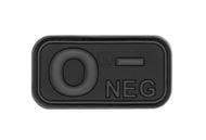 [238410] BLOODTYPE RUBBER PATCH 0 NEG BLACKOPS (JTG)