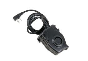 [239240] PTT KENWOOD CONNECTOR BLACK (Z-TACTICAL)