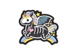 [239387] SKELETON UNICORN RUBBER PATCH COLOR (JTG)