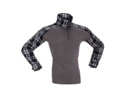 [239790] FLANNEL COMBAT SHIRT BLACK (INVADER GEAR) 2XL