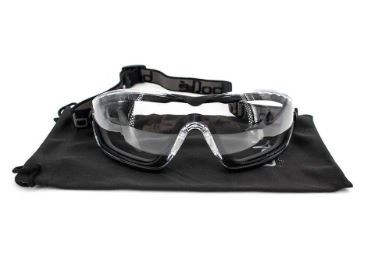 [240413] GAFA BOLLE COBRA CRISTAL TRANSPARENTE NEGRA