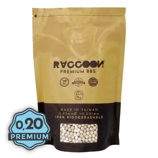 0.20G PREMIUM BIO BBS 1KG (RACCOON)