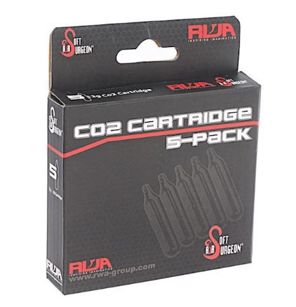 [244428] RWA 12G CO2 CAPSULE CARTRIDGE WITH SILICONE (BOX OF 5 PIECES)