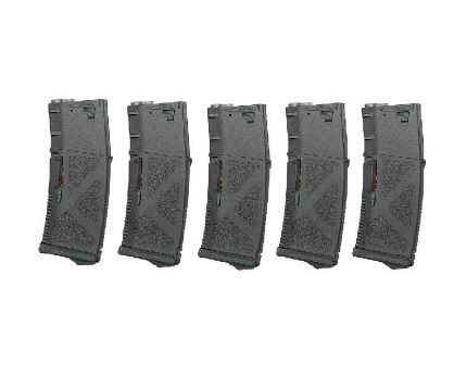 [243582] ARCTURUS CARGADOR M4 MOD1 30/130RDS VARIABLE BLK PACK DE 5