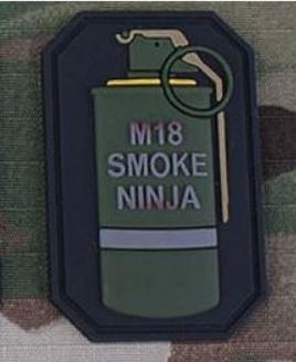 [245340] EMERSON GEAR PVC PATCH SMOKE NINJA