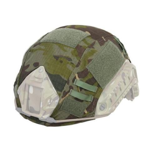 [245630] EMERSONGEAR FAST TACTICAL HELMET COVER WOODLAND