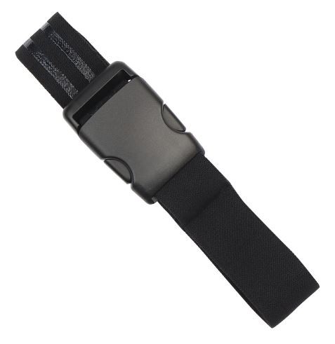 [245784] WOSPORT ELASTIC ANTI-SLIP THIGH BELT FOR QUICK PULL HOLSTERS BK