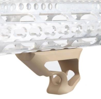 [246408] BIG DRAGON PTS STYLE KEYMOD SHORT GRIP FOR RILFE HAND GUARDS TAN