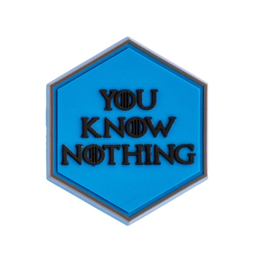 [248303] YOU KNOW KNOTHING PARCHE