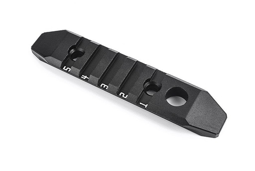 [255424] 5-SLOT ALUMINUM RAIL FOR M-LOK & KEYMOD